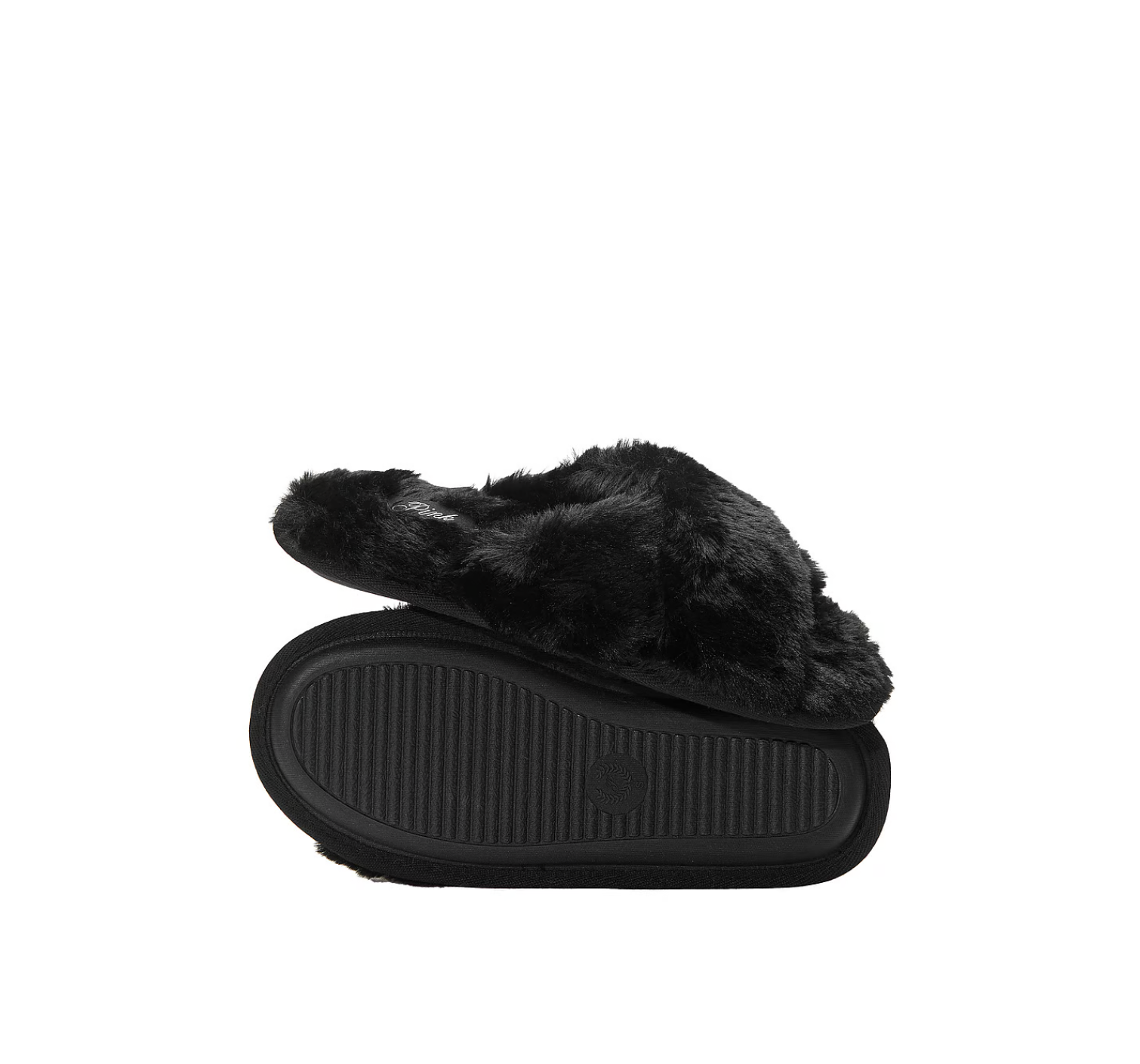 Домашні капці Faux Fur Slippers Pure Black