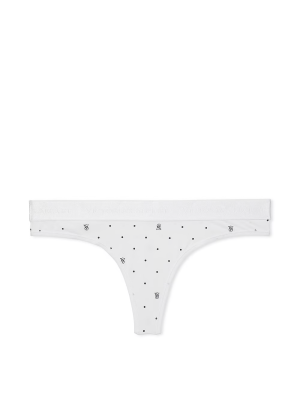 Трусики Logo Thong Panty White Logo Dots