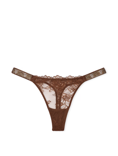 Трусики Shine Strap Rose Lace Panty Mousse