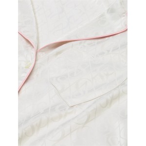 Піжама Glazed Satin Short Pajama Set Coconut White