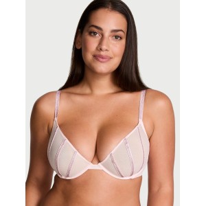 Комплект білизни Very Sexy Sheer Shine Unlined Low-Cut Demi Bra set