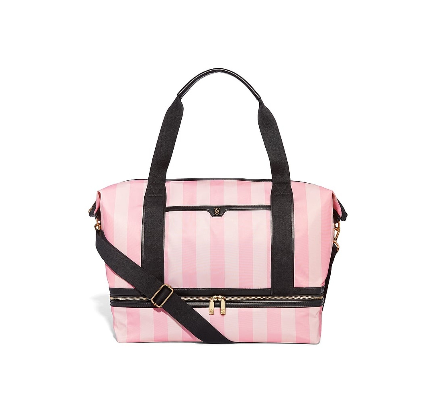 Сумка Victoria's Secret The VS Getaway Overnight Bag Signature Stripe