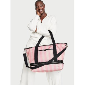 Сумка Victoria's Secret The VS Getaway Overnight Bag Signature Stripe