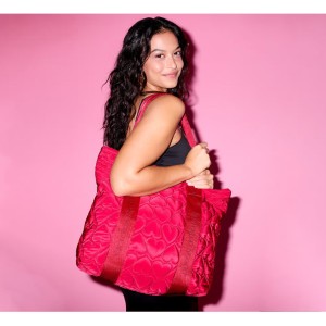 Сумка Victoria's Secret Tote Bag Lipstick Hearts