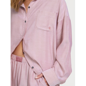 Пижама Modal-Cotton Long Pajama Set Nostalgia Rose Herringbone