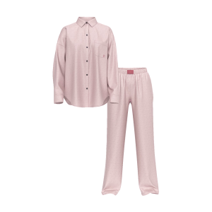 Пижама Modal-Cotton Long Pajama Set Nostalgia Rose Herringbone