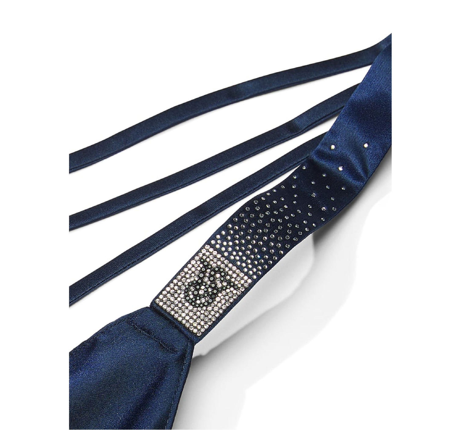 Пеньюар Scattered Shine Satin Strappy-Back Slip Dark Twilight Blue