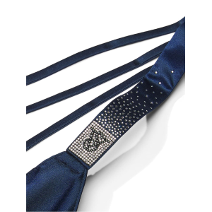 Пеньюар Scattered Shine Satin Strappy-Back Slip Dark Twilight Blue