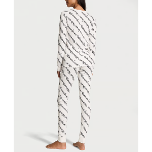 Піжама Thermal Long Pajama Set White Logo