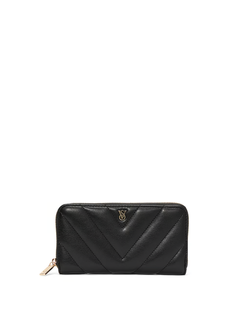 Гаманець Large Wallet with Zip Black