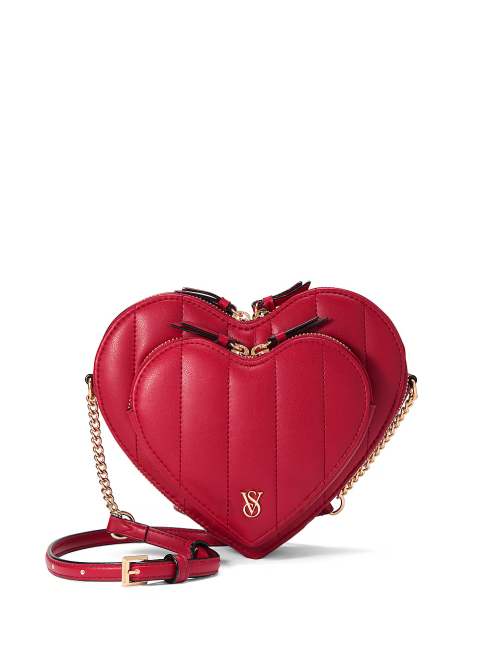 Сумка Heart Crossbody Bag Red Lacquer