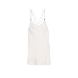 Пеньюар Scattered Shine Strap Satin Strappy-Back Slip White