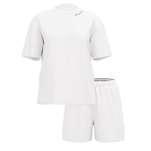 Пижама Cotton Short Pajama Set White