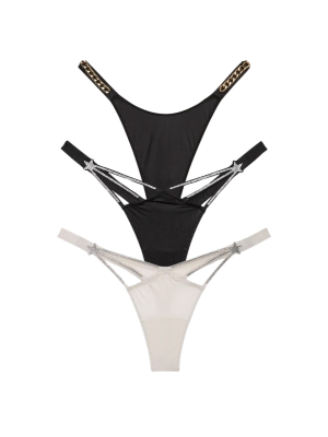 Набор трусиков Shine Strap Thong Panty Box Set Mix