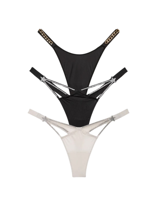 Набор трусиков Shine Strap Thong Panty Box Set Mix