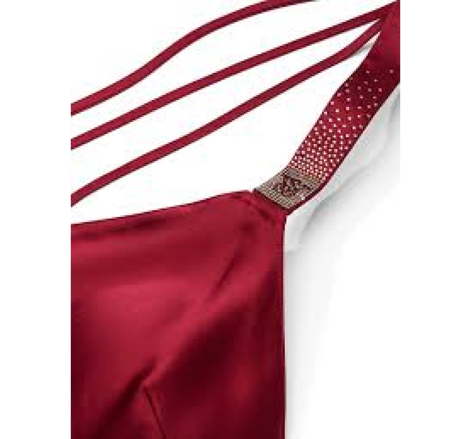 Пеньюар Scattered Shine Satin Strappy-Back Slip Red Lacquer