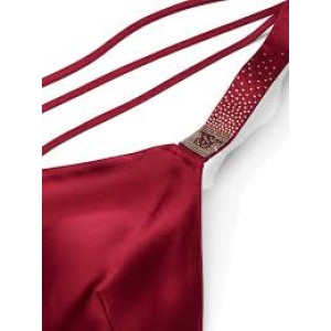 Пеньюар Scattered Shine Satin Strappy-Back Slip Red Lacquer