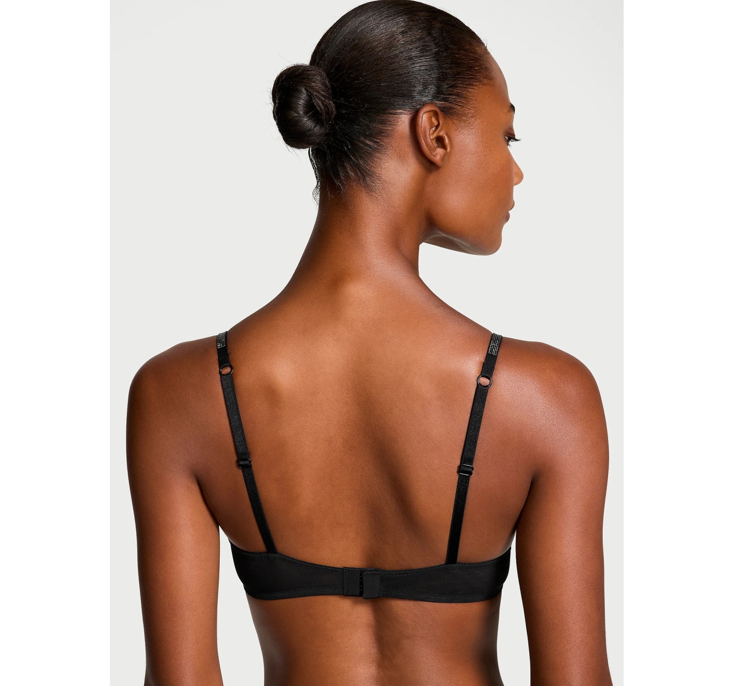 Комплект білизни Very Sexy Sheer Shine Unlined Low-Cut Demi Bra set Mesh Black