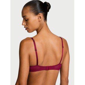 Комплект білизни Very Sexy Sheer Shine Unlined Low-Cut Demi Bra set Campari Red