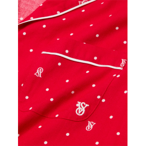 Піжама Flannel Long Pajama Set Lipstick Logo Dos