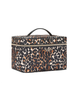 Бьюти кейс Виктория Сикрет 2 в 1 Train Case Leopard print
