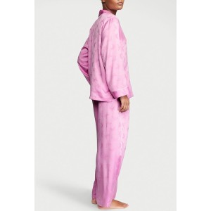 Пижама Satin Long Pajama Set Victoria’s Secret Citron Floral