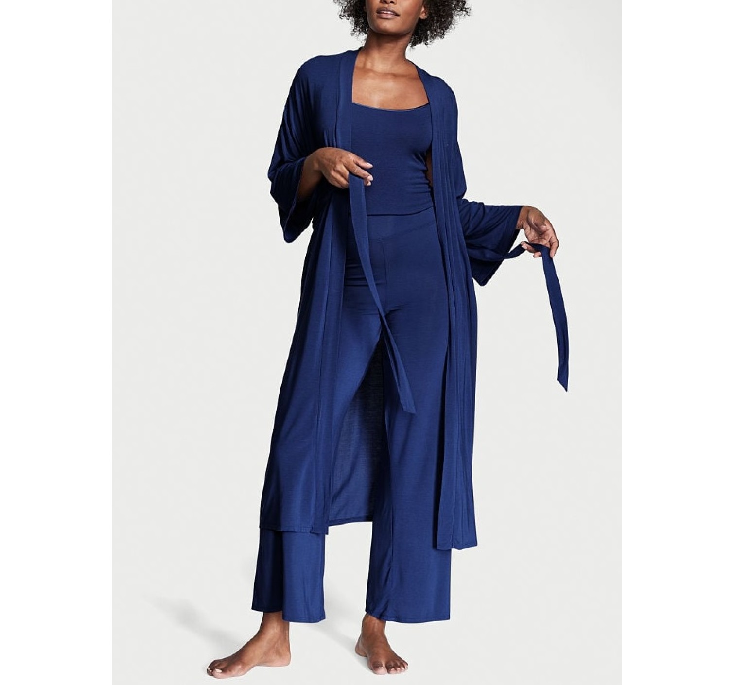 Пижама Modal 3-Piece PJ Set Luxe Blue 