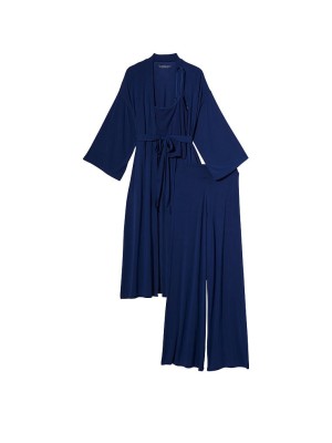 Пижама Modal 3-Piece PJ Set Luxe Blue 