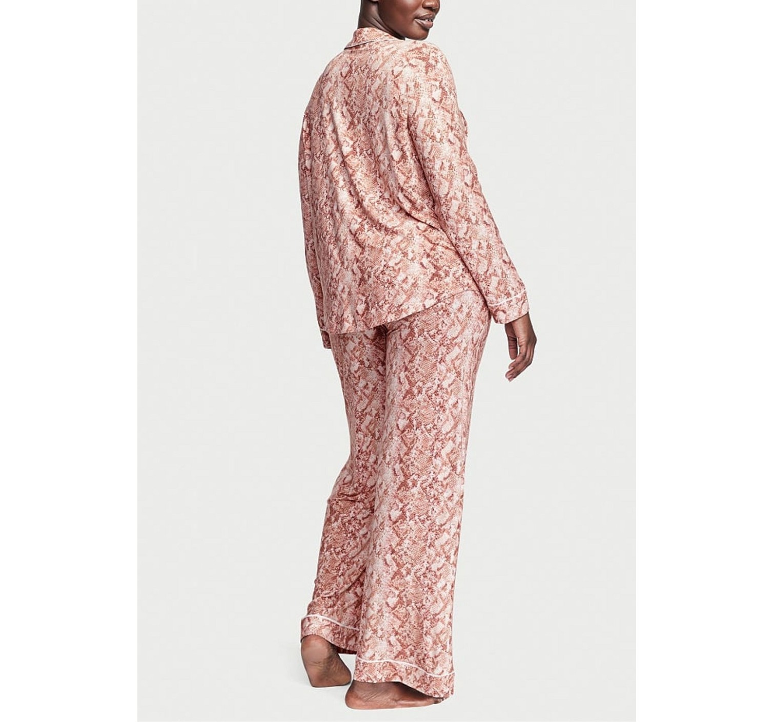 Піжама Modal Long Pajama Set Snake print