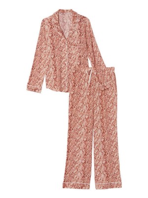 Пижама Modal Long Pajama Set Snake print
