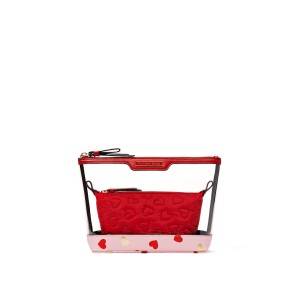 Косметичка Victoria’s Secret 2 в 1 AM PM Beauty Bag Duo Heart print❤️