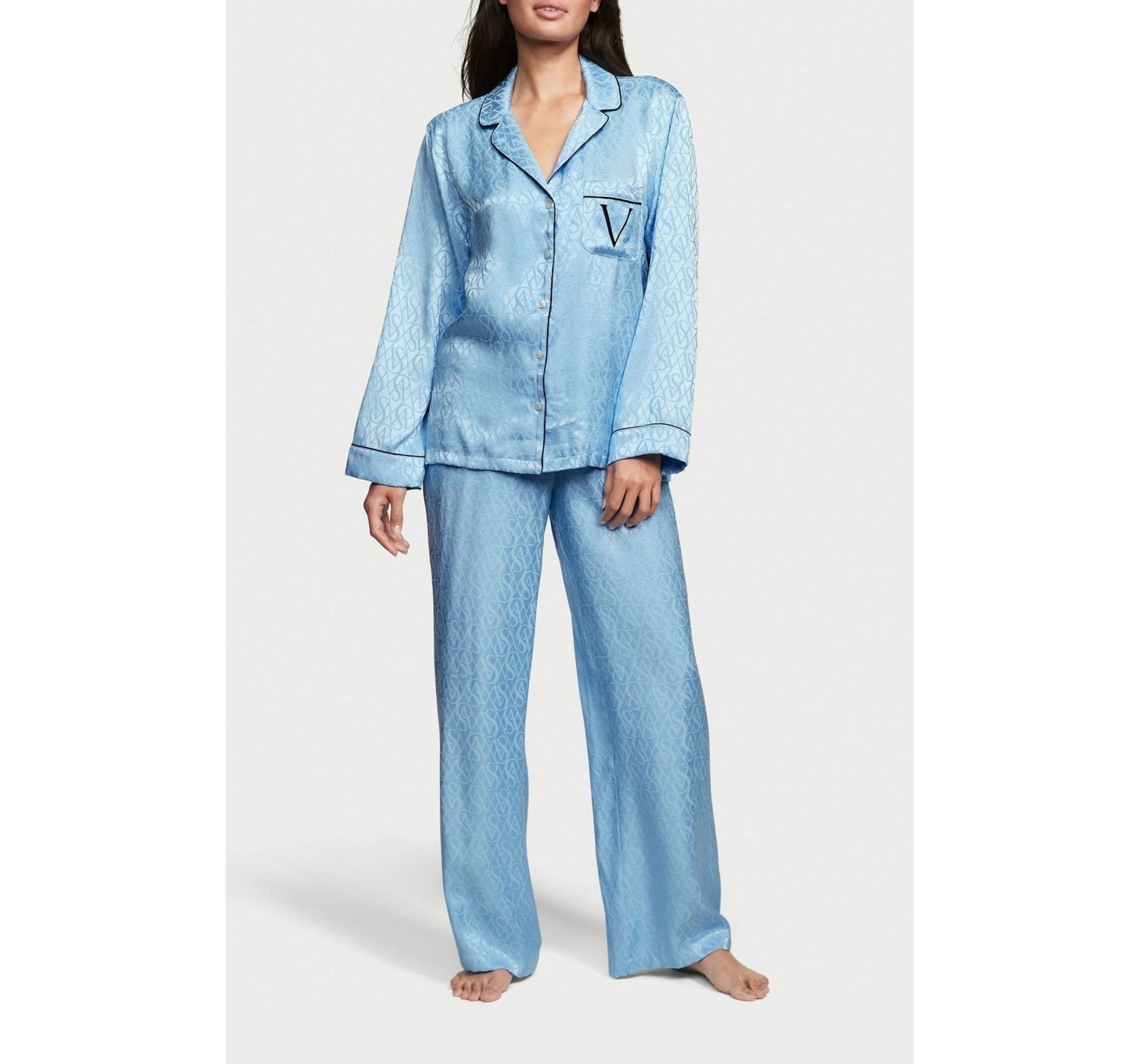 Пижама Виктория Сикрет Long Pajama Set Victoria’s Secret