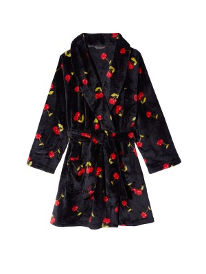 Плюшевый Халат Victoria's Secret Short Cozy Robe Cherry