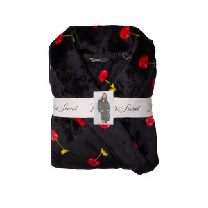 Плюшевый Халат Victoria's Secret Short Cozy Robe Cherry