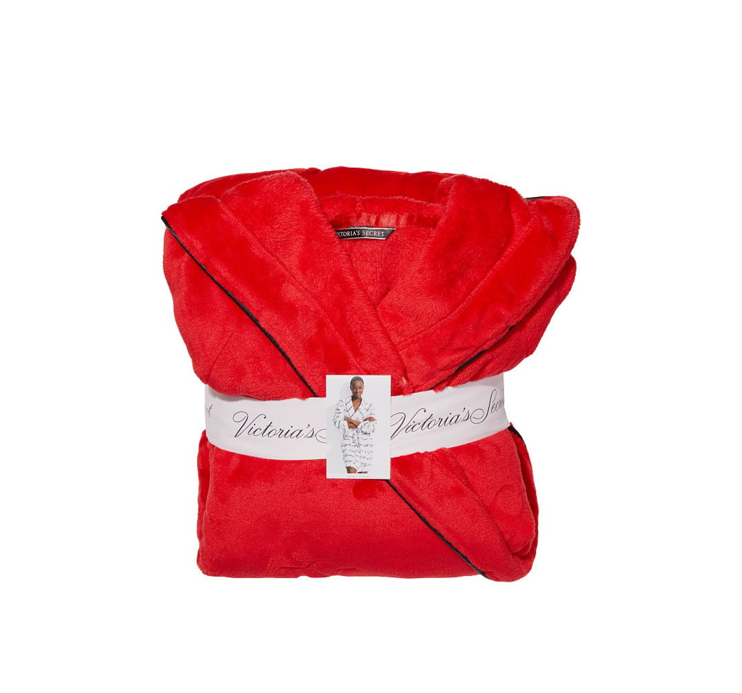Халат Short Cozy Robe Hooded  Red Logo