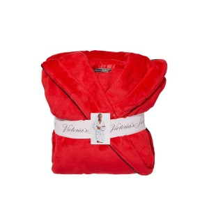 Халат Short Cozy Robe Hooded  Red Logo