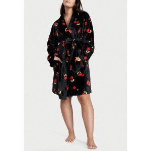 Плюшевый Халат Victoria's Secret Short Cozy Robe Cherry