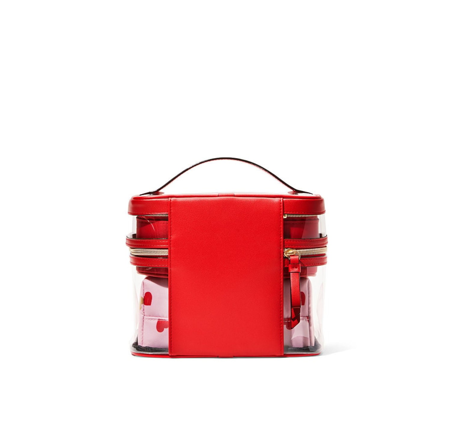 Набор косметичек  4-in-1 Train Case Heart print❤️