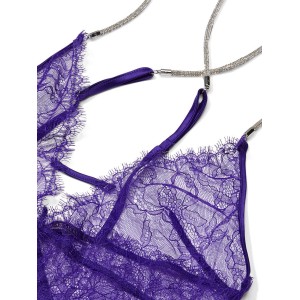 Пеньюар Victoria’s Secret Shine Rope Strap Satin Slip Brilliant Purple