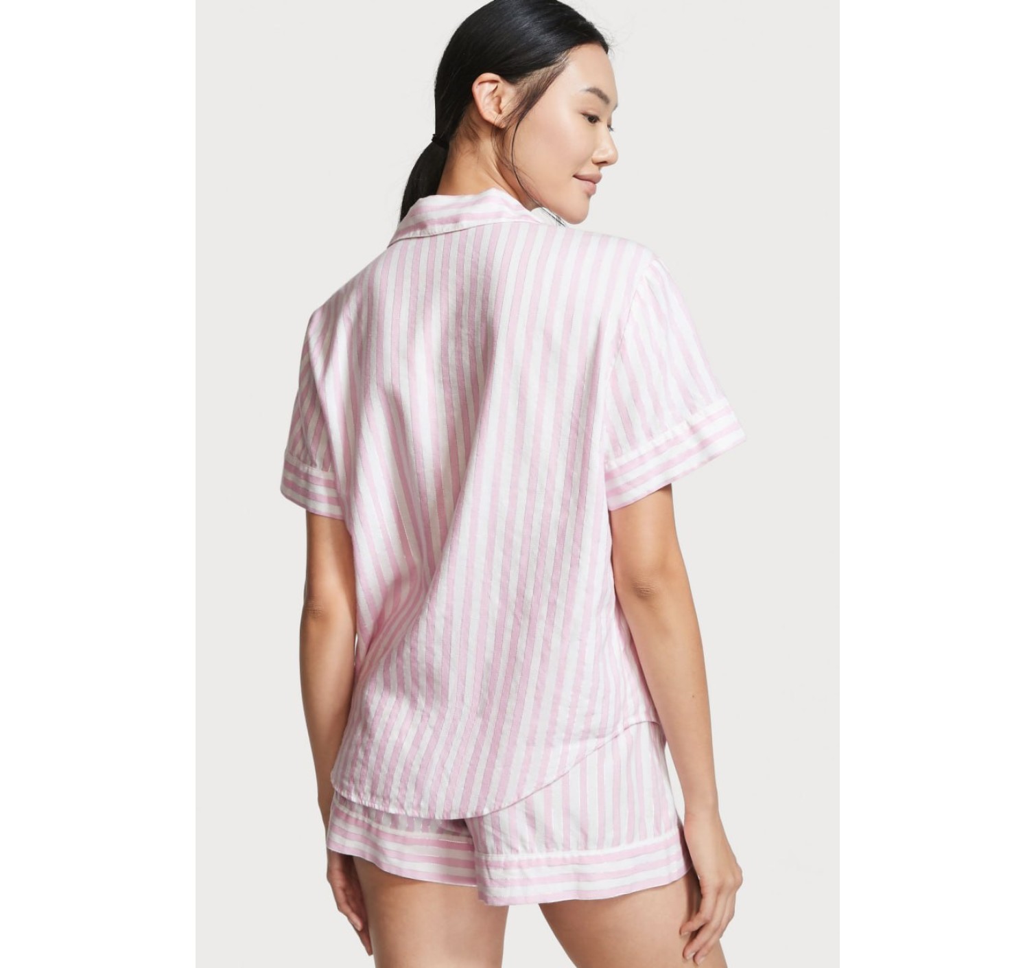Піжама Flannel short Pj set lurex stripe
