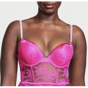 Комплект белья Victoria’s Secret Very Sexy Shine strap Balconette Summer pink