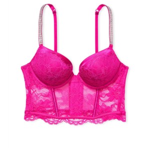 Комплект белья Victoria’s Secret Very Sexy Shine strap Balconette Summer pink