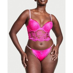 Комплект белья Victoria’s Secret Very Sexy Shine strap Balconette Summer pink