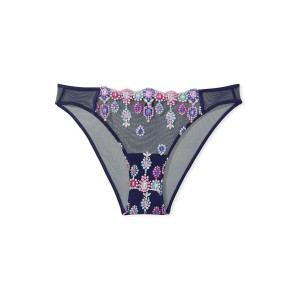 Комплект Bejeweled Embroidery Bra Set Noir Navy