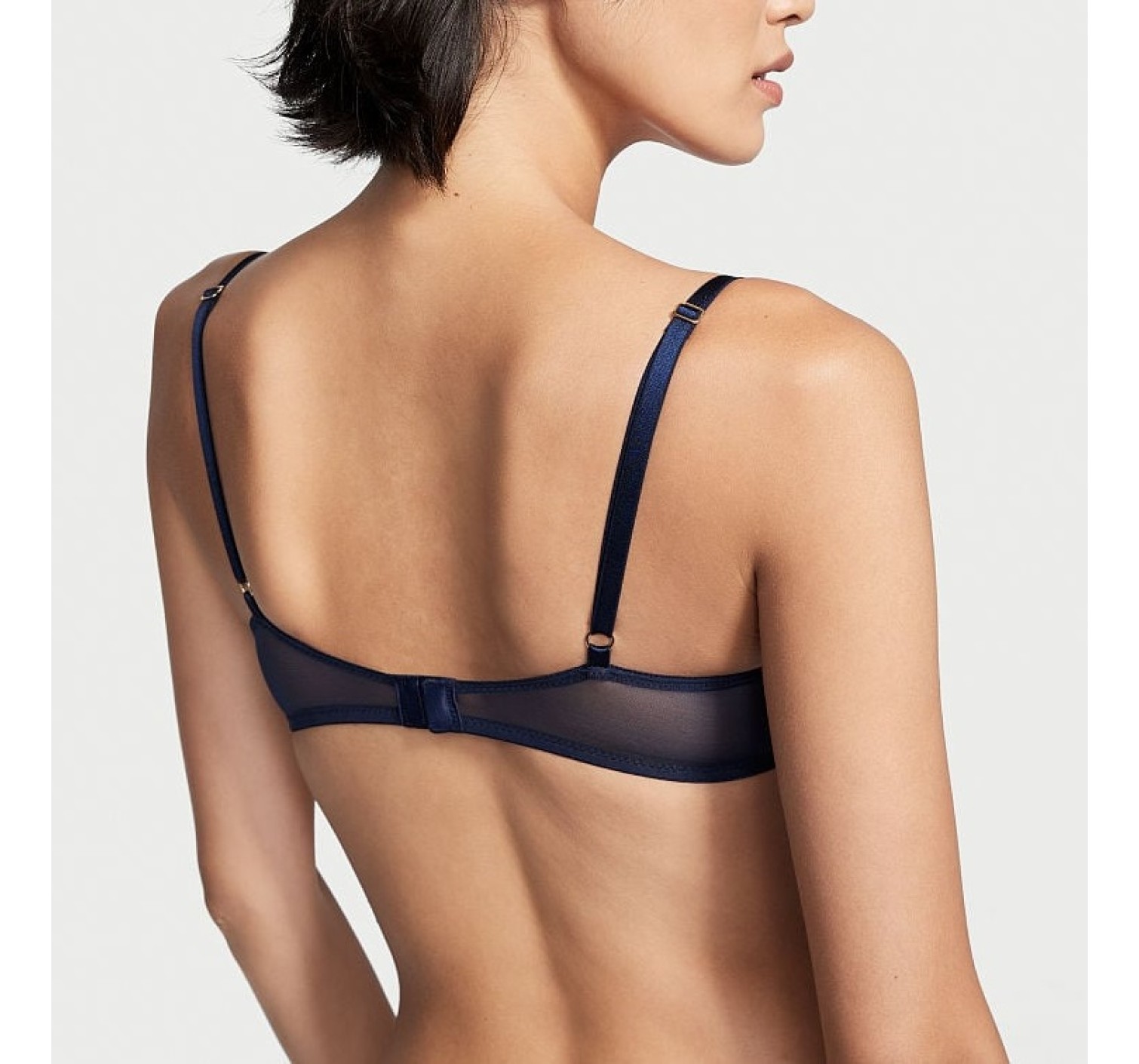 Бюстгальтер Bejeweled Embroidery Bra Noir Navy