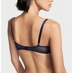 Бюстгальтер Bejeweled Embroidery Bra Noir Navy