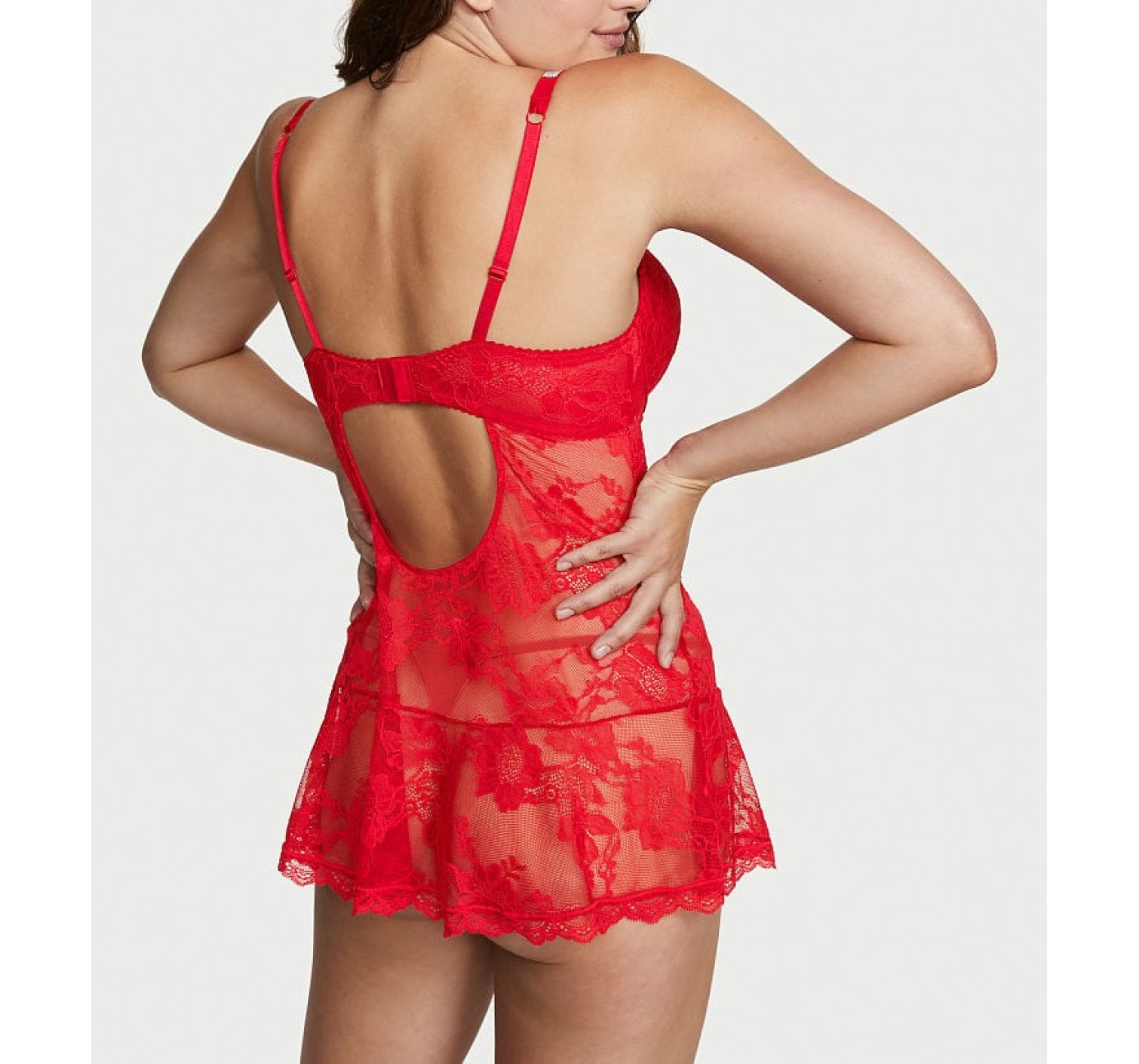 Пеньюар Bombshell Lace Shine Strap Babydoll