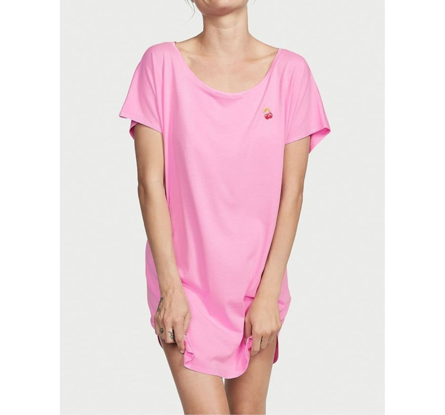 Нічна сорочка Cotton Pink Cherry