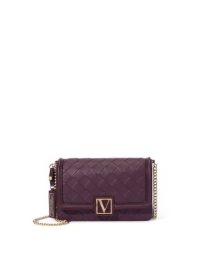Сумка Кросс-боди The Victoria Mini Shoulder Bag Violet Woven