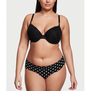 Трусики No-Show Thong Panty Black Dot